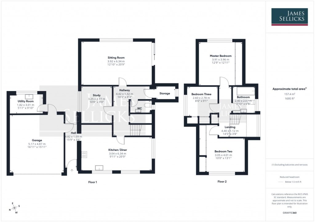 Floorplans For Higher Green, Great Glen, Leicestershire