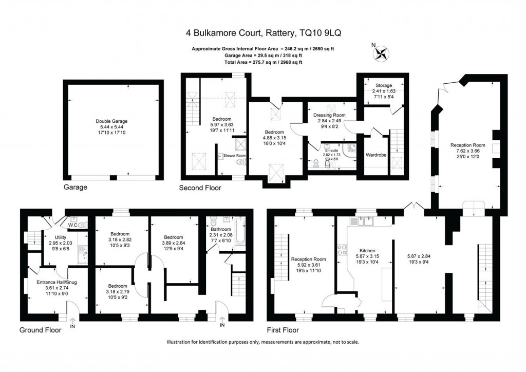 Floorplans For Rattery, South Brent