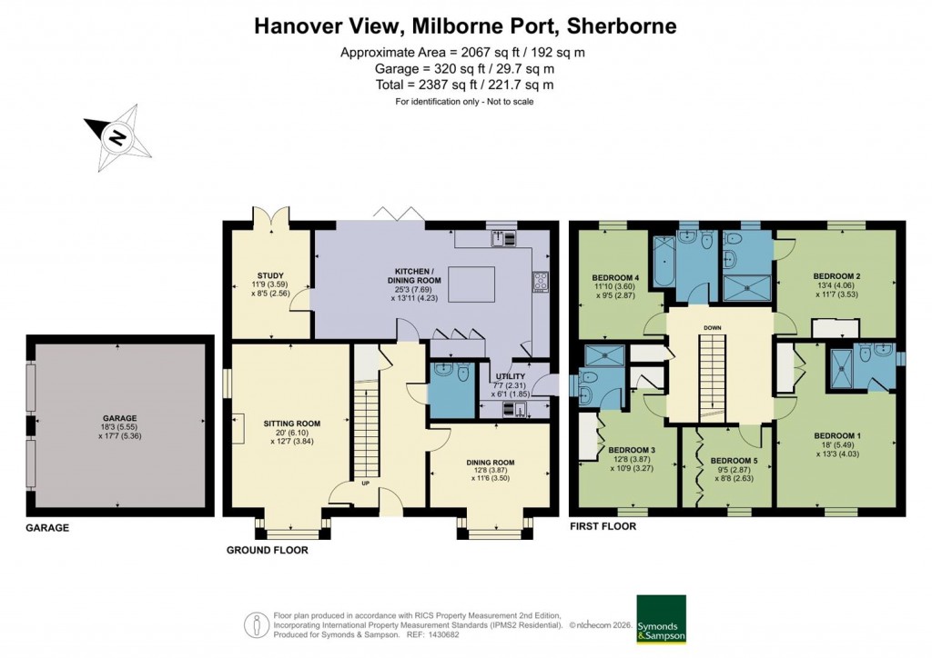 Floorplans For Hanover View, Milborne Port, Sherborne