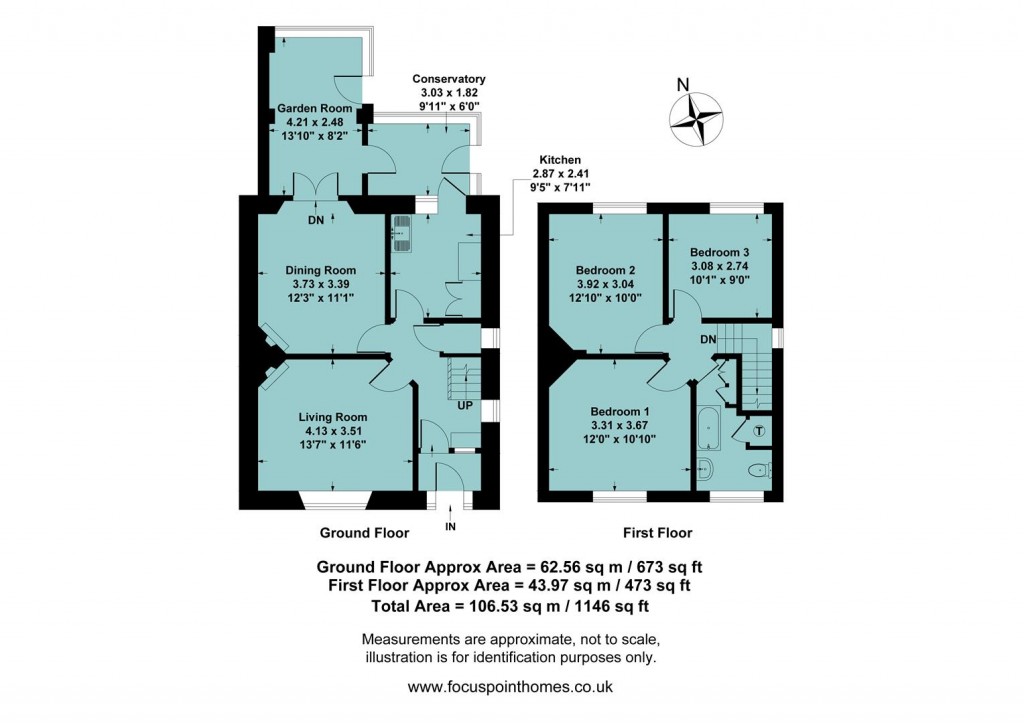 Floorplans For Belgrave Crescent, Banbury