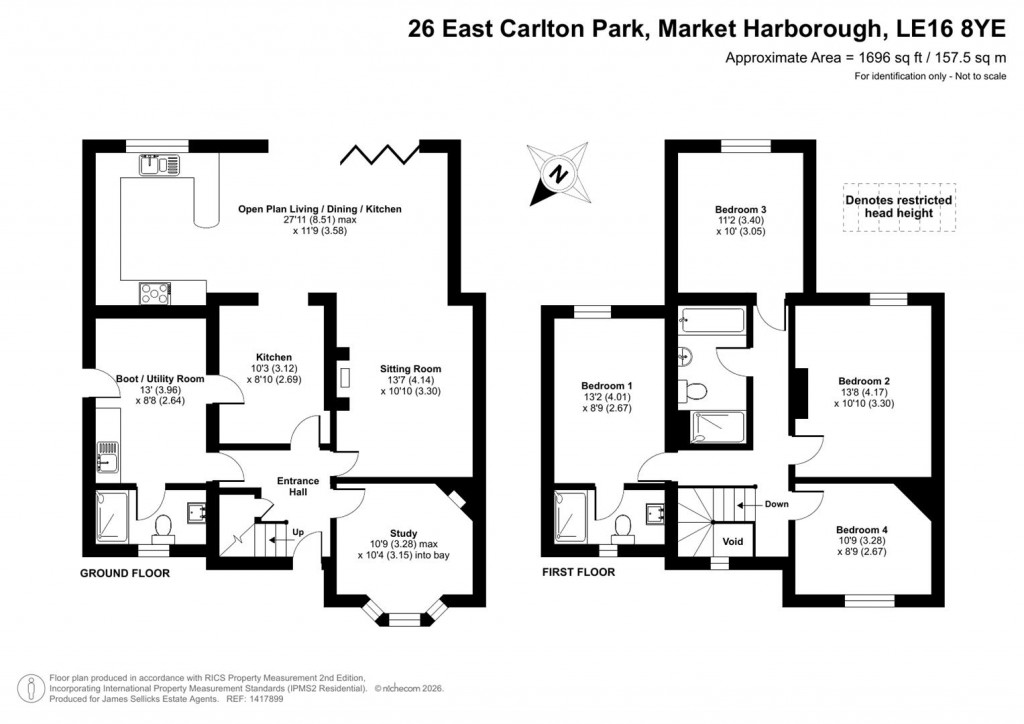 Floorplans For East Carlton Park, East Carlton, Market Harborough