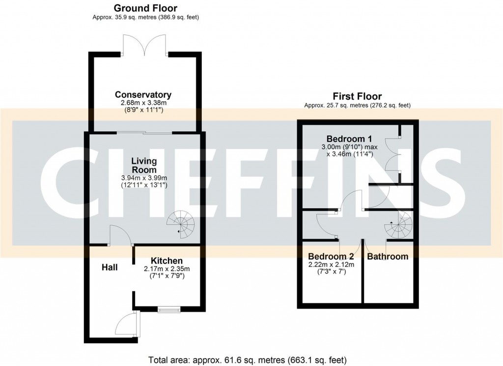Floorplans For Shardlow Close, Haverhill