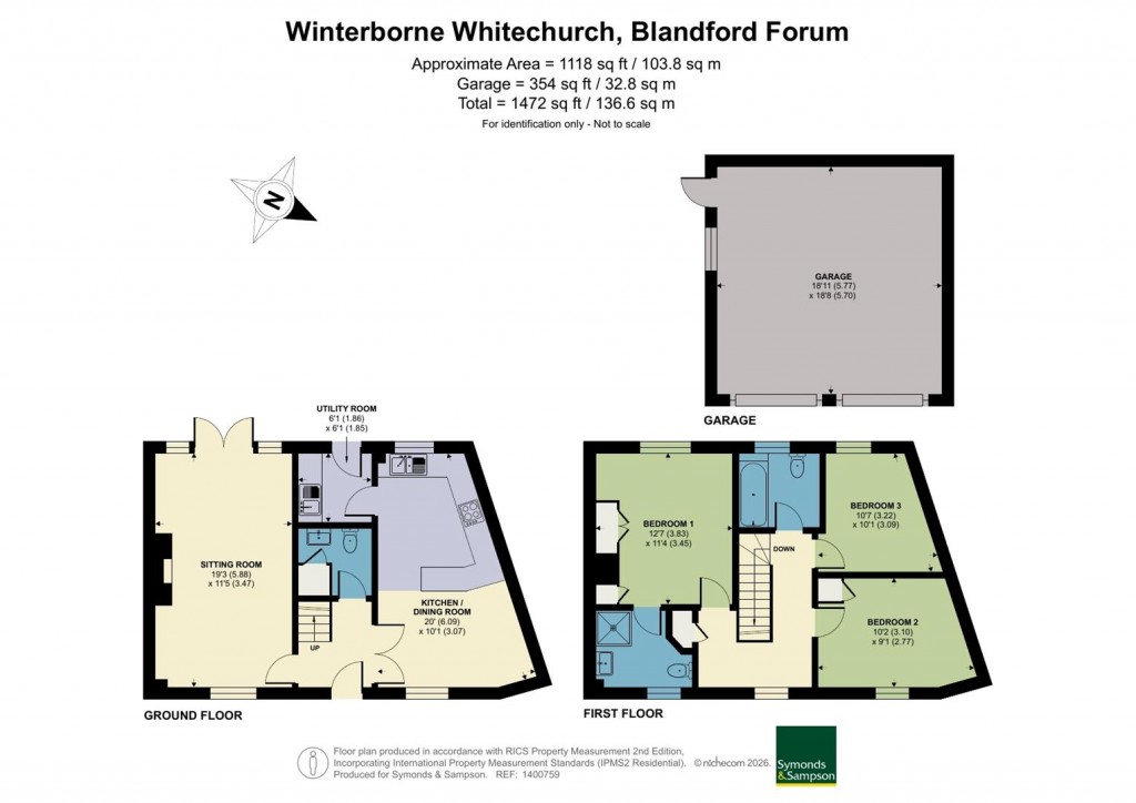 Floorplans For Fosters Meadows, Winterborne Whitechurch, Blandford Forum