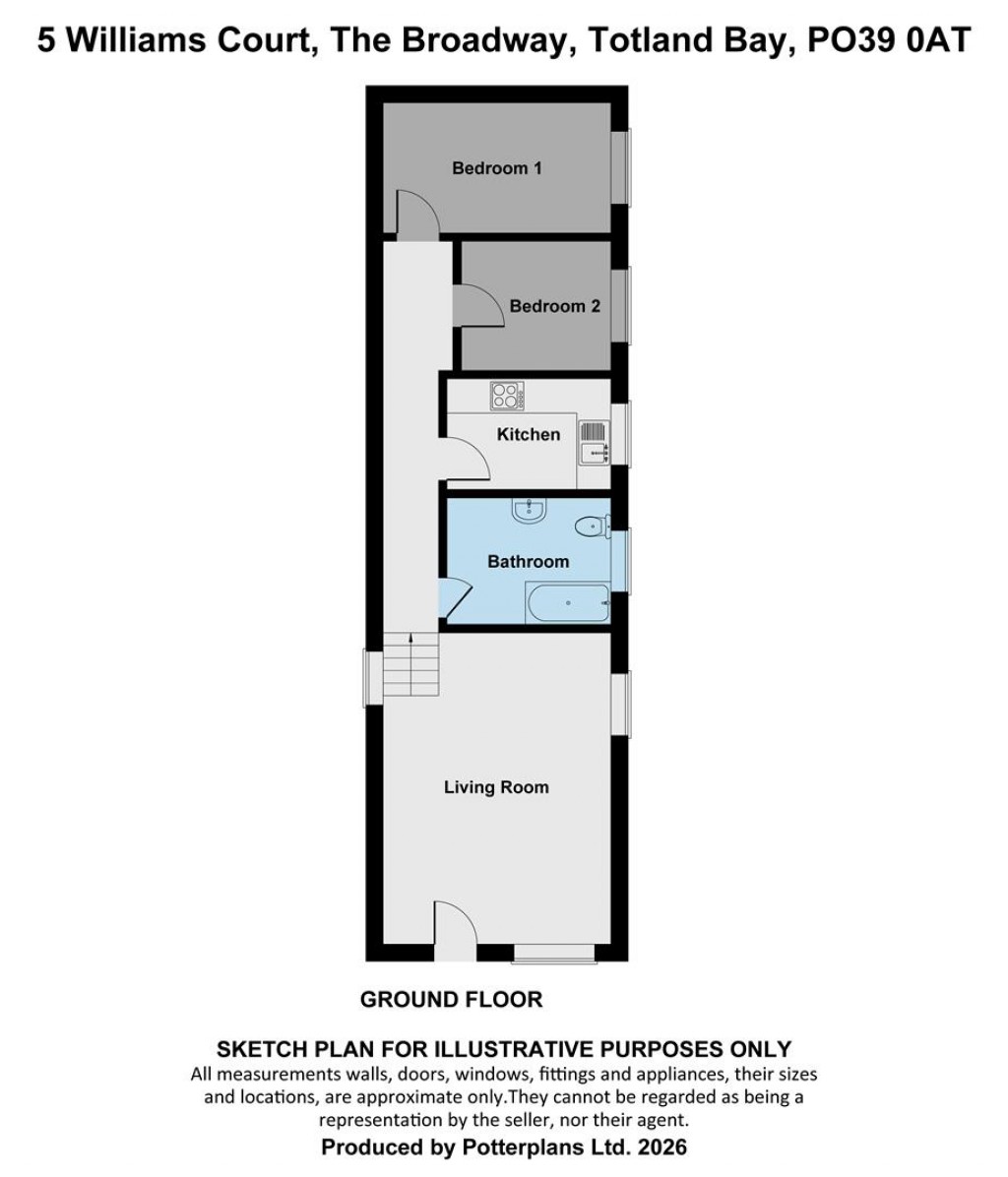 Floorplans For The Broadway, Totland Bay