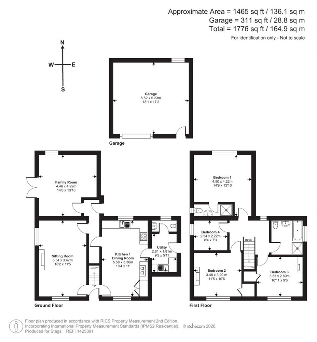Floorplans For Davids Lane, Seavington, Ilminster