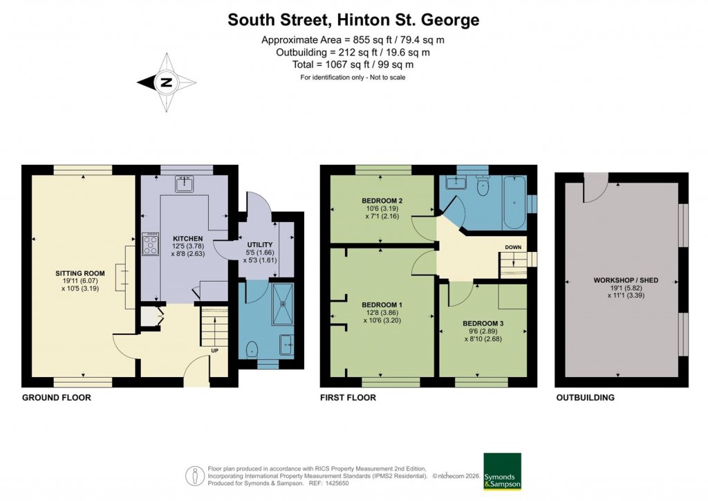 Floorplans For South Street, Hinton St. George