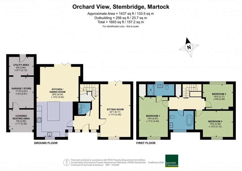 Floorplans For Orchard View, Stembridge, Martock