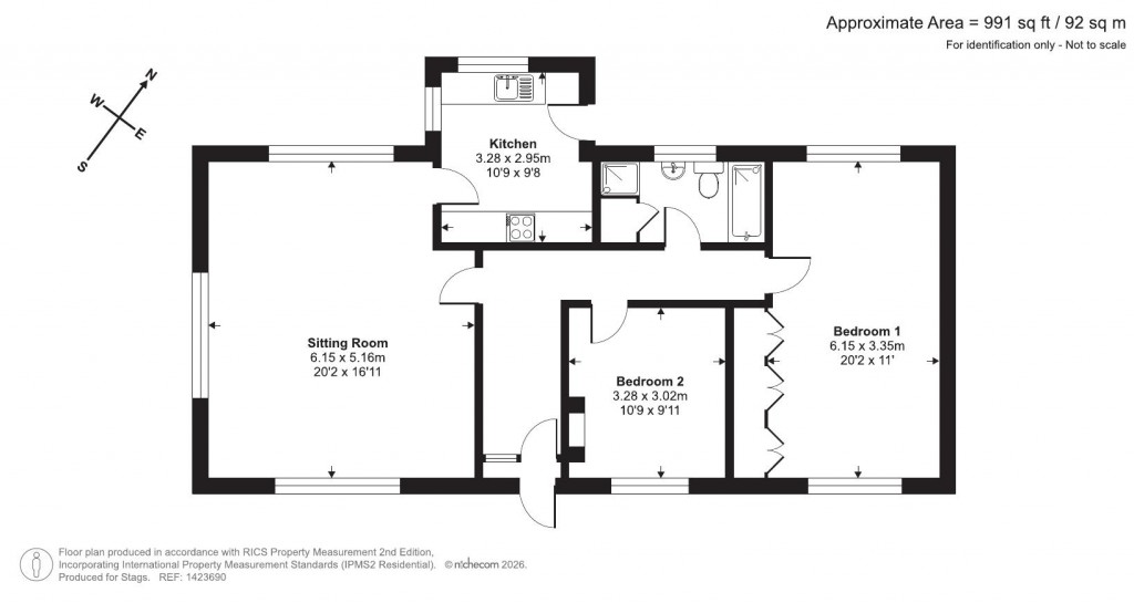 Floorplans For Five Bridges, Cullompton