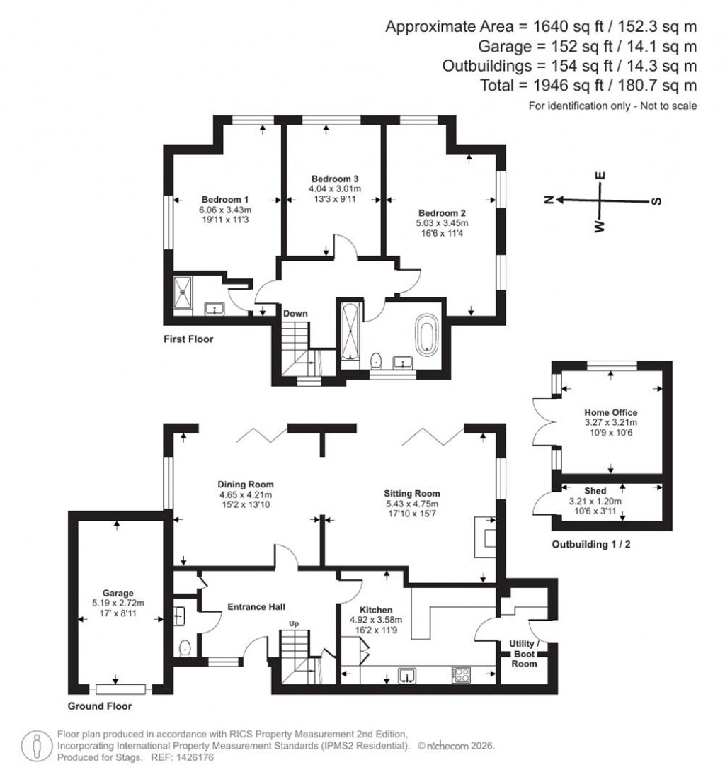Floorplans For Lower Broad Oak Road, West Hill, Ottery St. Mary