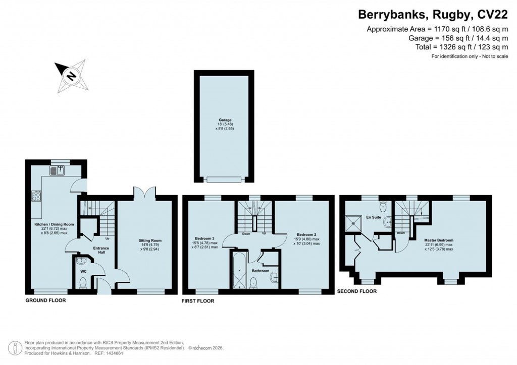 Floorplans For Berrybanks, Rugby