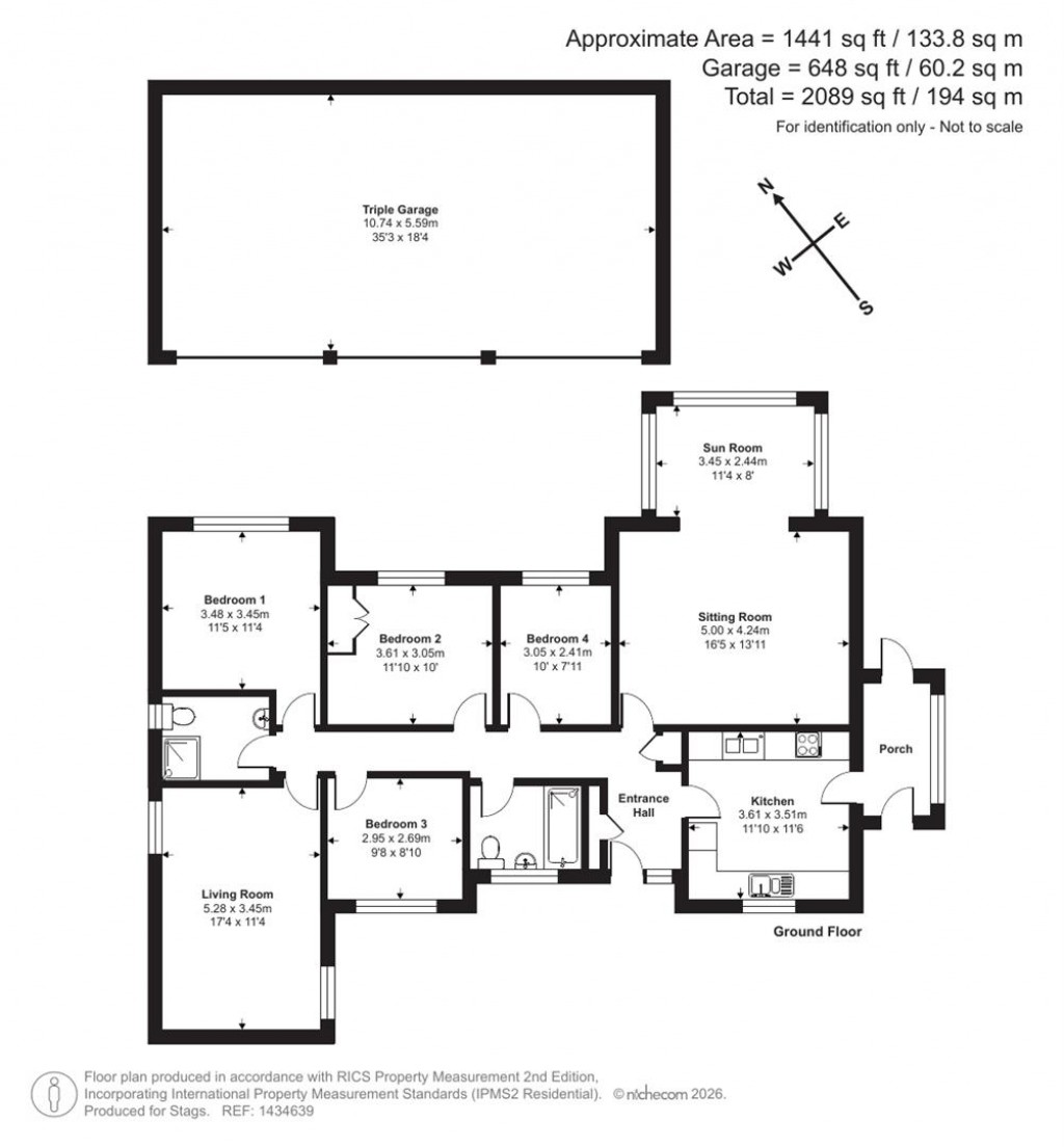 Floorplans For Bursdon, Hartland, Bideford