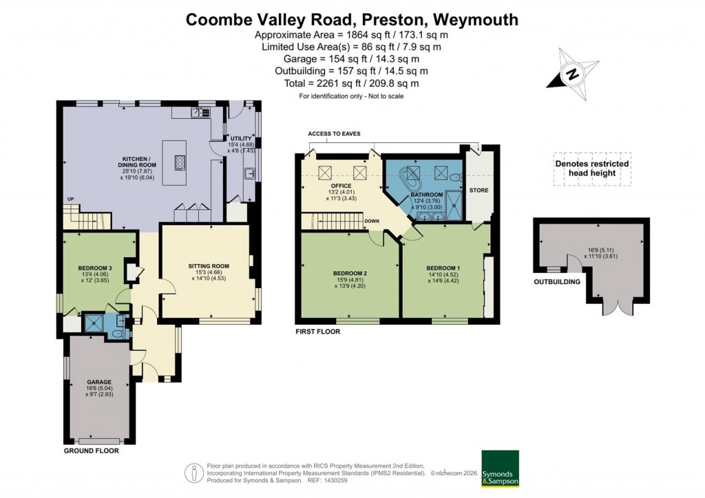 Floorplans For Coombe Valley Road, Preston, Weymouth