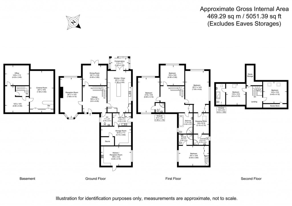 Floorplans For Watling Lane, Thaxted, Dunmow