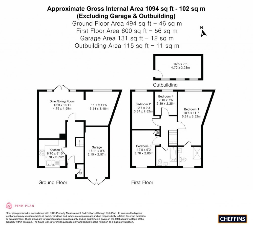 Floorplans For Bailey Close, Haverhill
