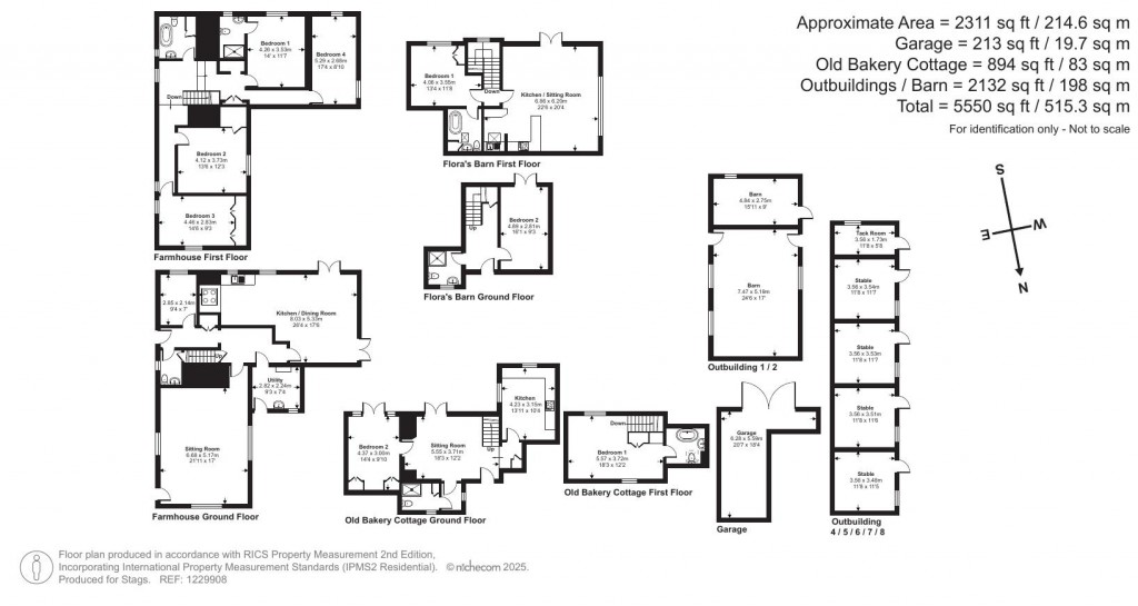 Floorplans For Crowcombe, Taunton