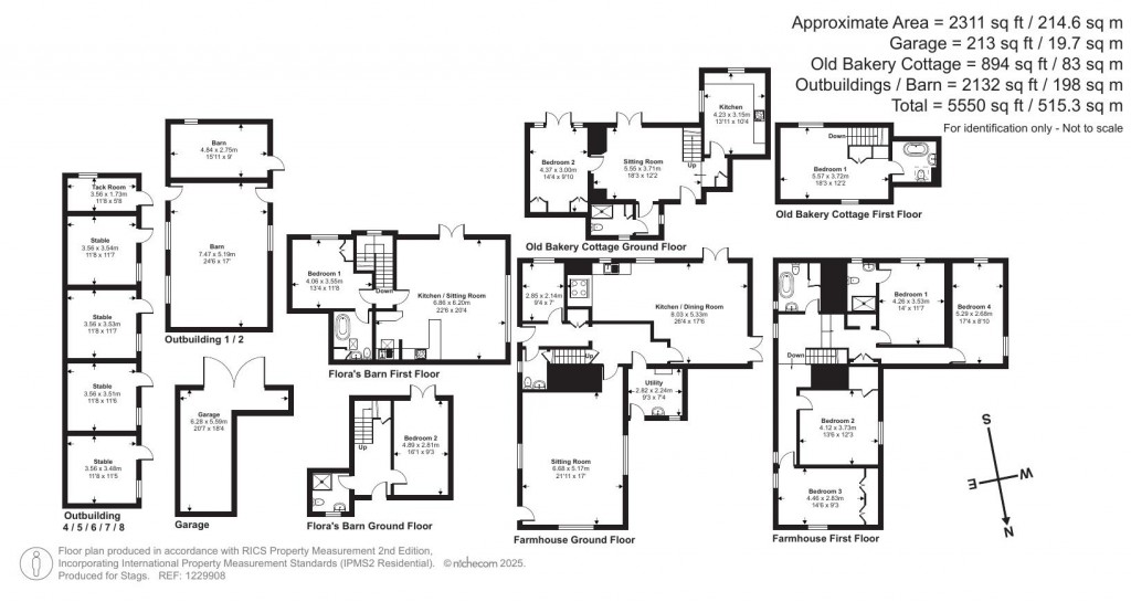 Floorplans For Crowcombe, Taunton