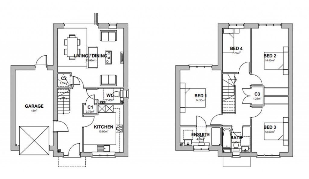 Floorplans For Silverdale, Silverton