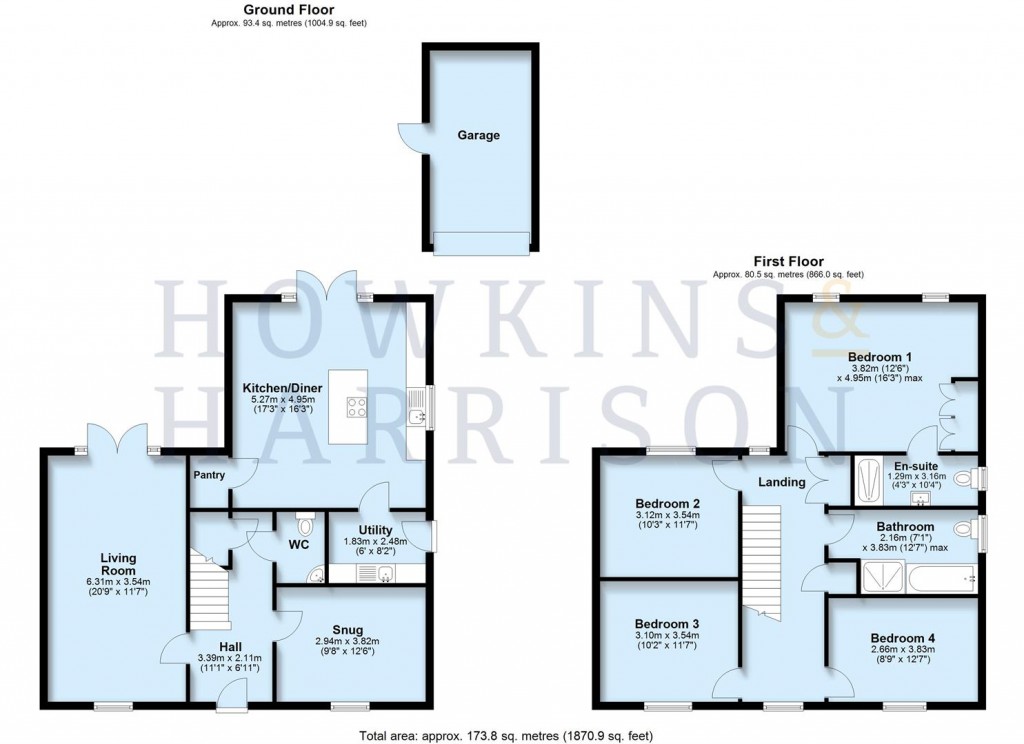 Floorplans For Beesley Lane, Ravenstone, LE67