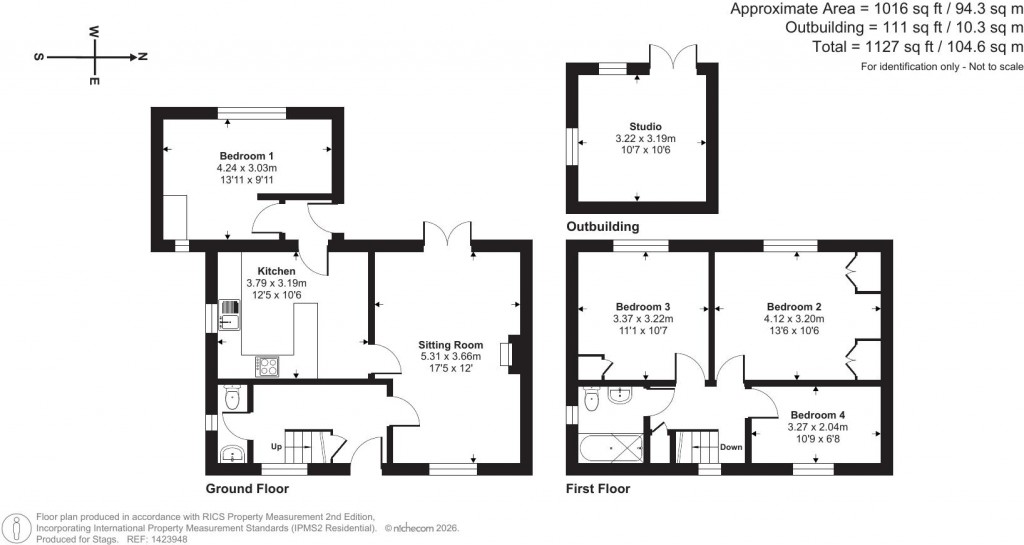 Floorplans For Court Orchard Road, Bridport