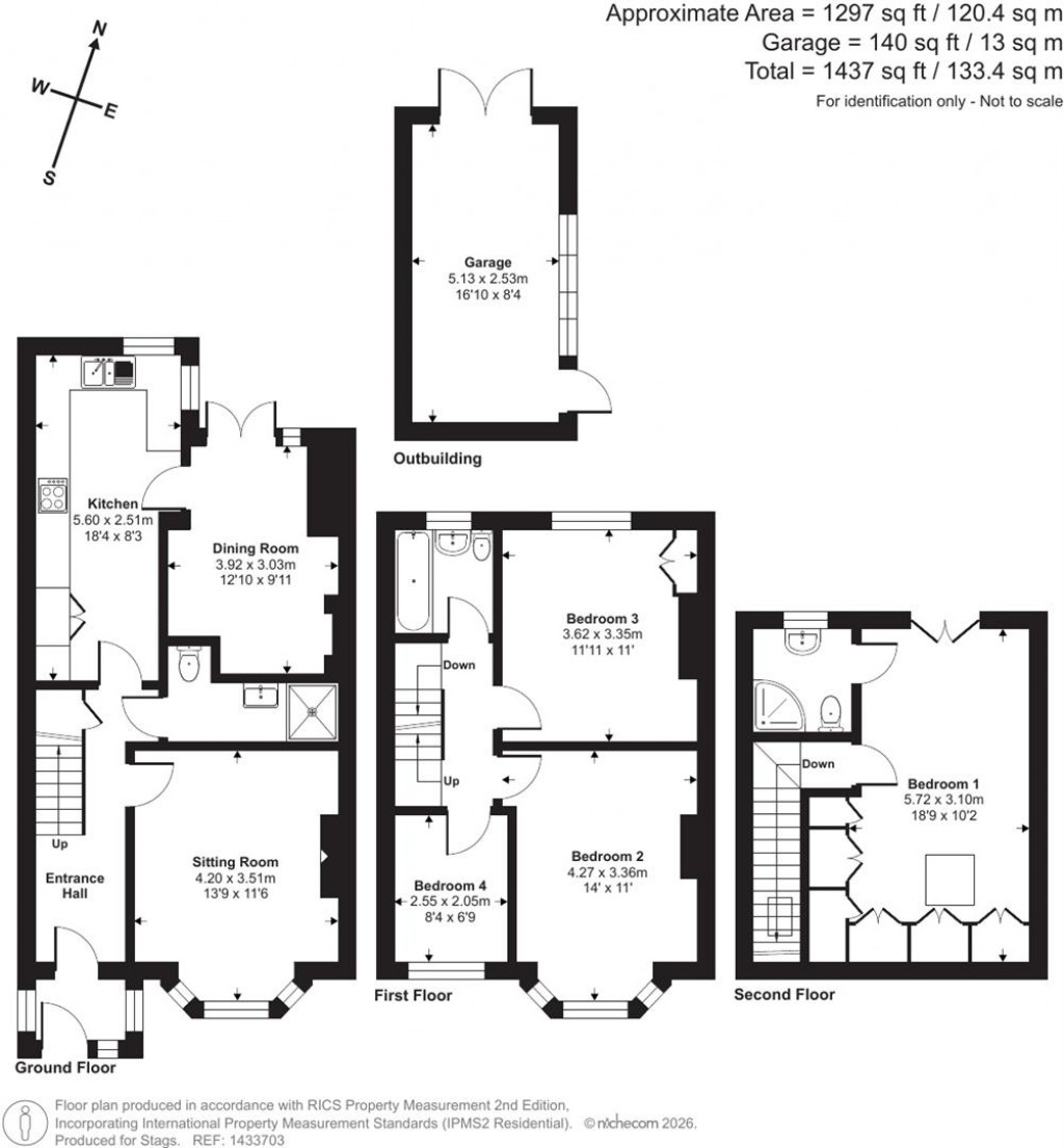 Floorplans For Retreat Road, Topsham, Exeter