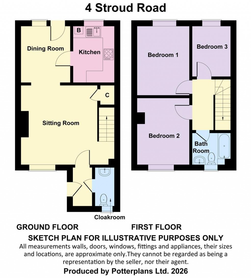 Floorplans For Freshwater, Isle of Wight