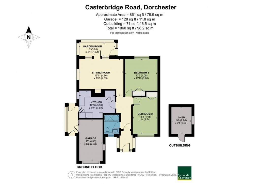 Floorplans For Casterbridge Road, Dorchester