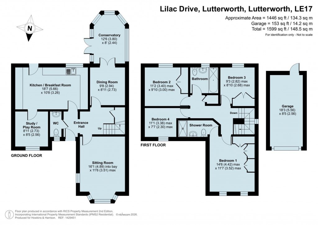 Floorplans For Lilac Drive, Lutterworth