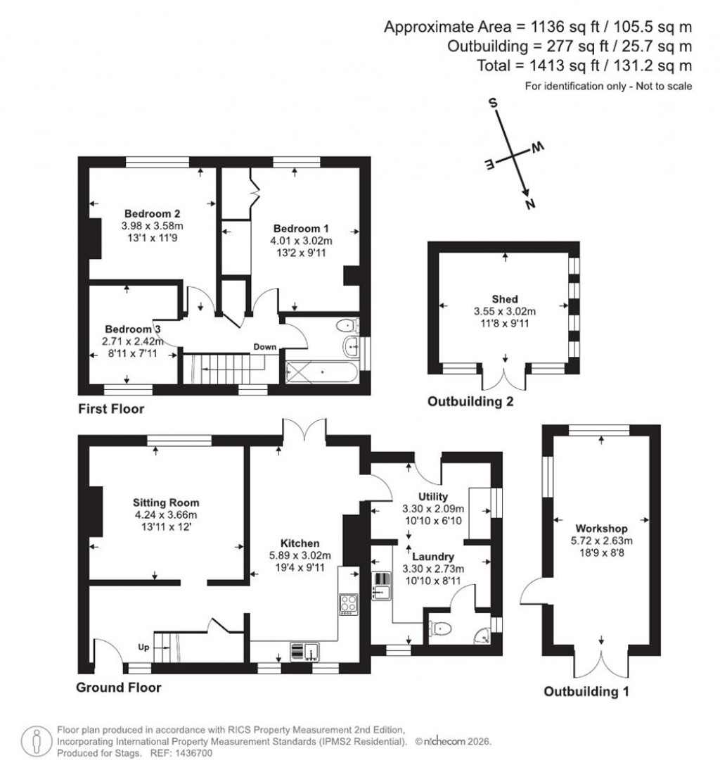 Floorplans For Old Orchard, Forton, Chard