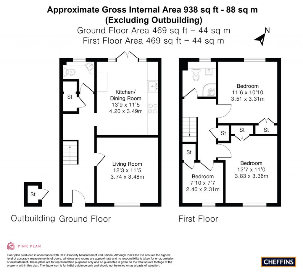 Floorplans For Kingfisher Close, Haverhill
