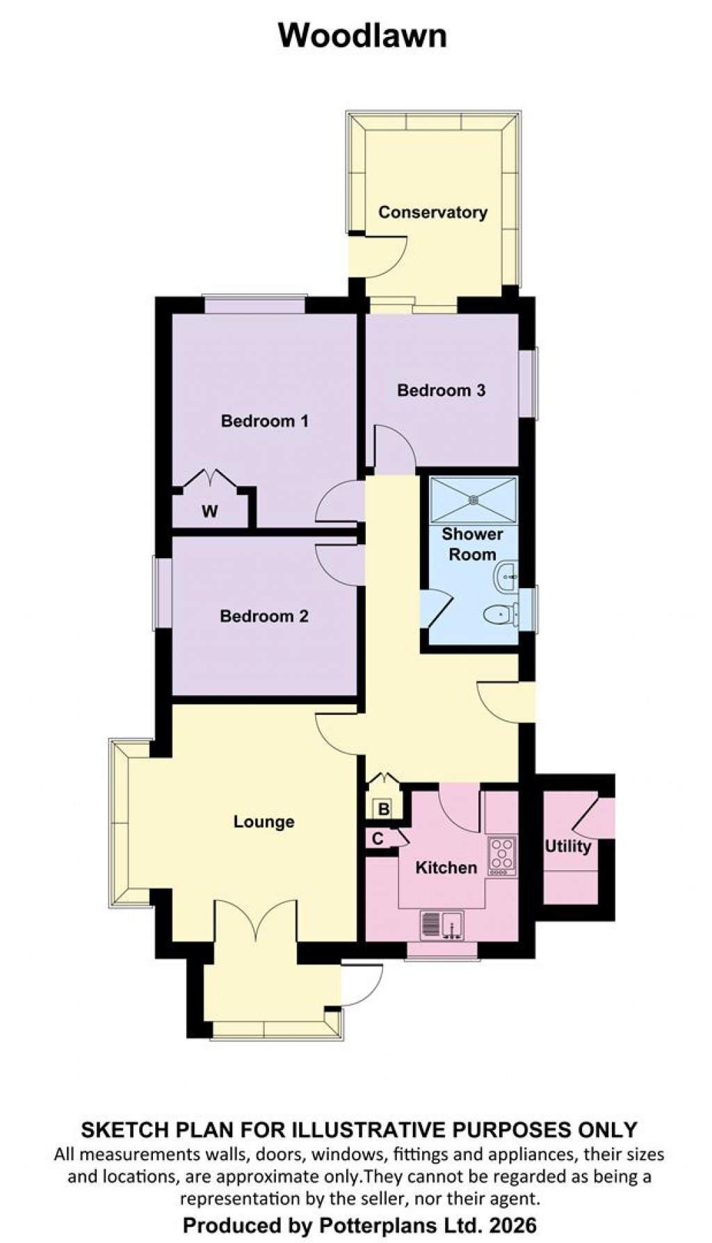 Floorplans For Totland Bay, Isle of Wight