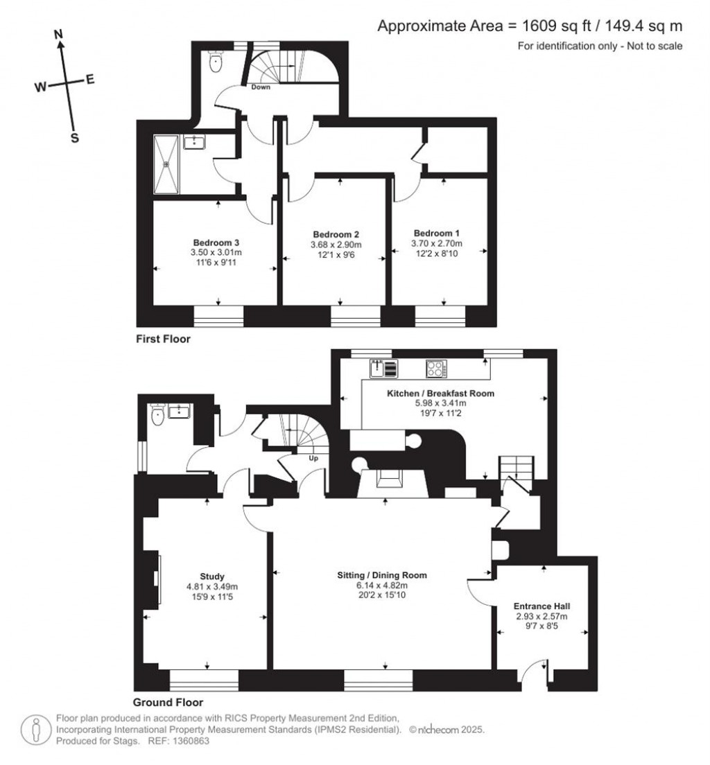 Floorplans For Barnside, Uton, Crediton