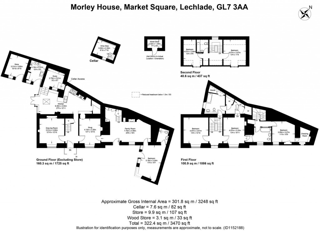 Floorplans For Lechlade, Gloucestershire