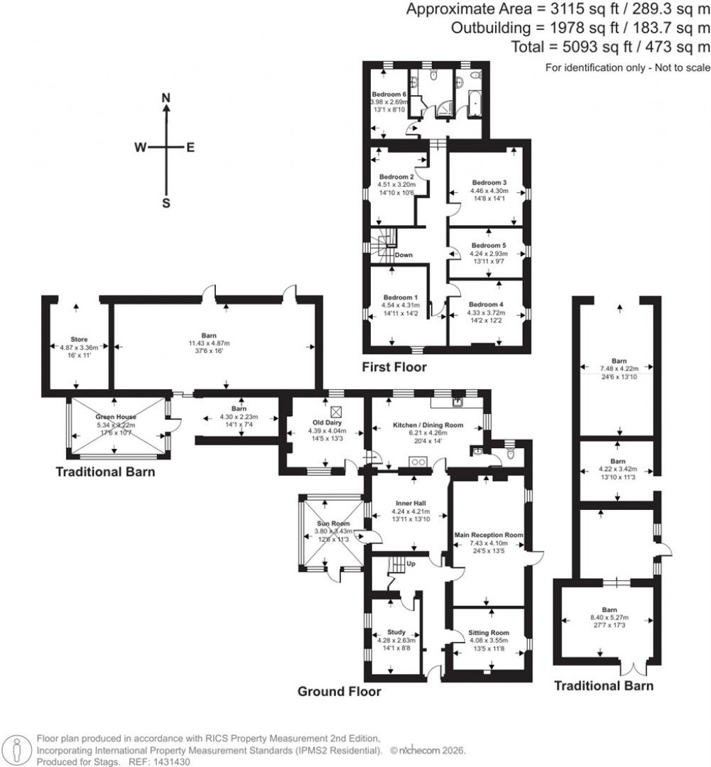 Floorplans For Nanstallon, Bodmin