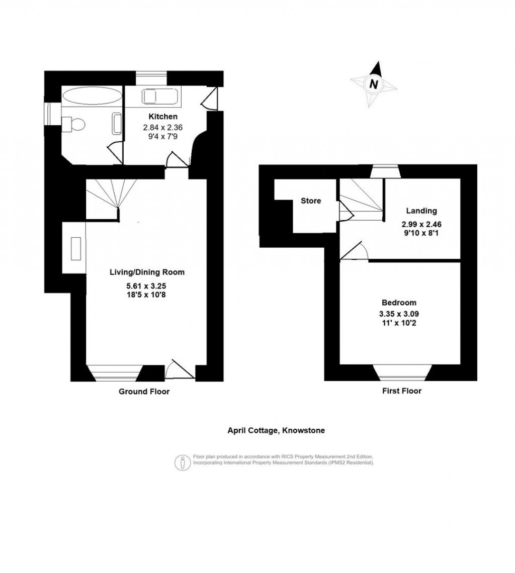 Floorplans For Knowstone, South Molton