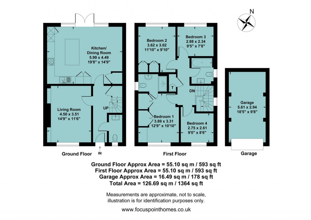 Floorplans For Tyrrell Road, Banbury - viewing essential