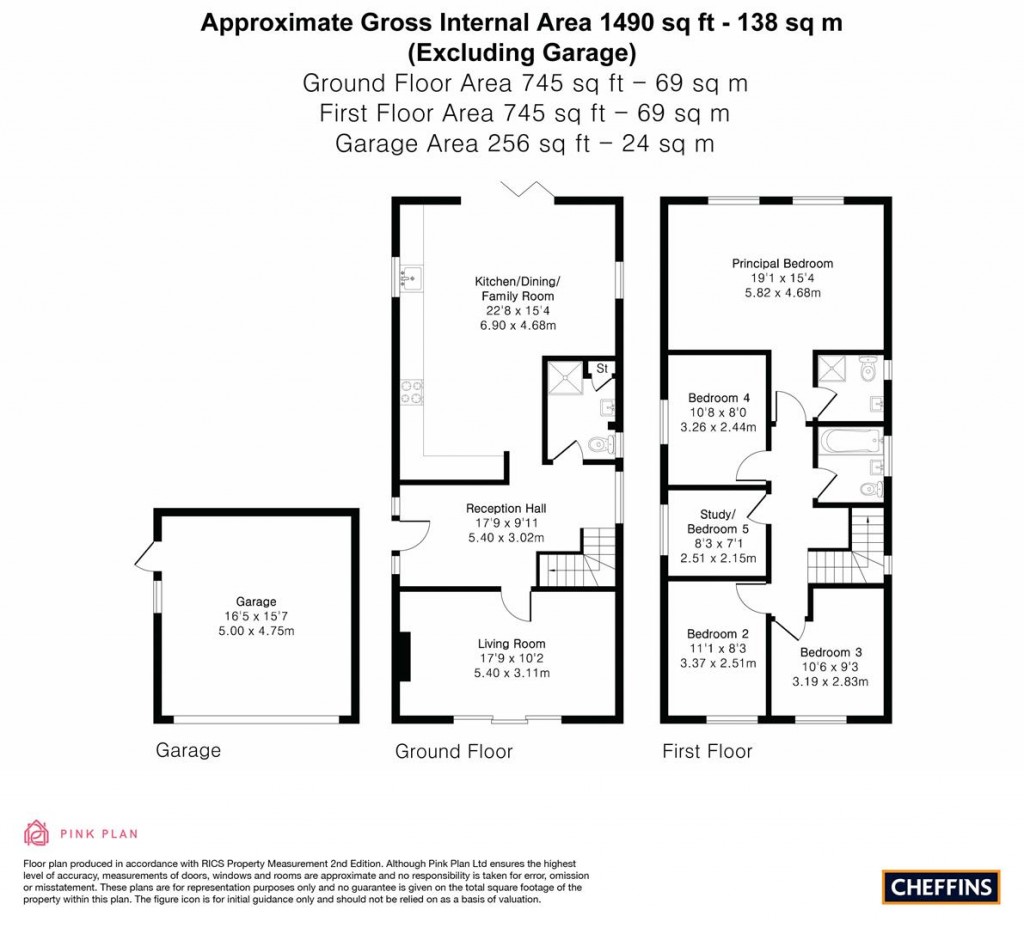Floorplans For The Limes, Harston, Cambridge