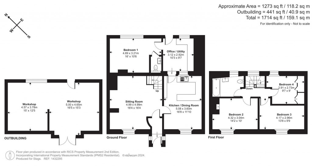 Floorplans For Fore Street, Morchard Bishop, Crediton