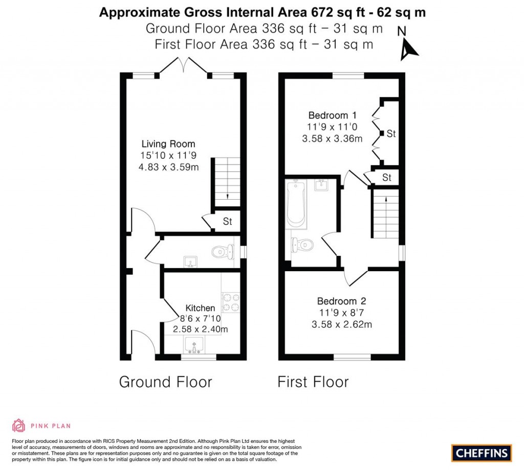 Floorplans For Elysian Close, Ely