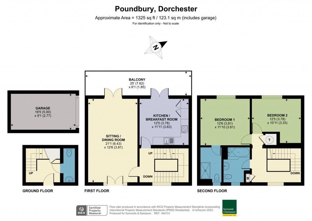 Floorplans For Reeve Street, Poundbury, Dorchester