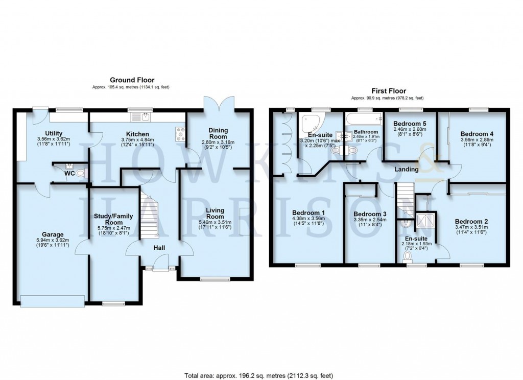 Floorplans For 75 Falcon, Wilnecote, B77