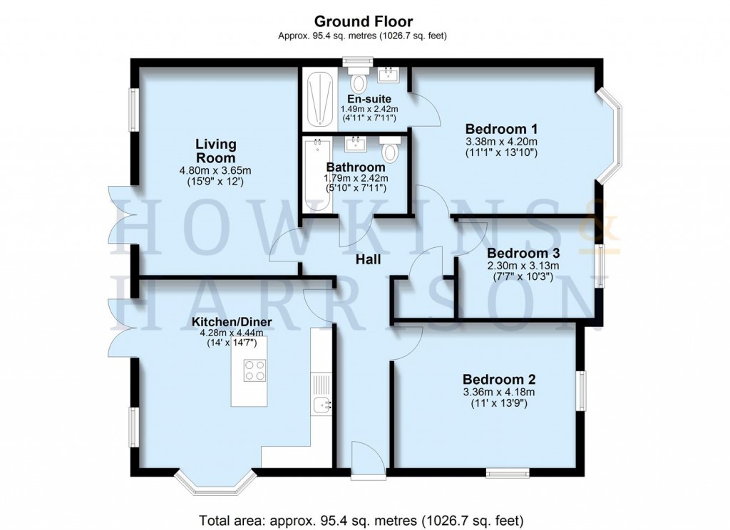 Floorplans For Forest Road, Coalville, LE67