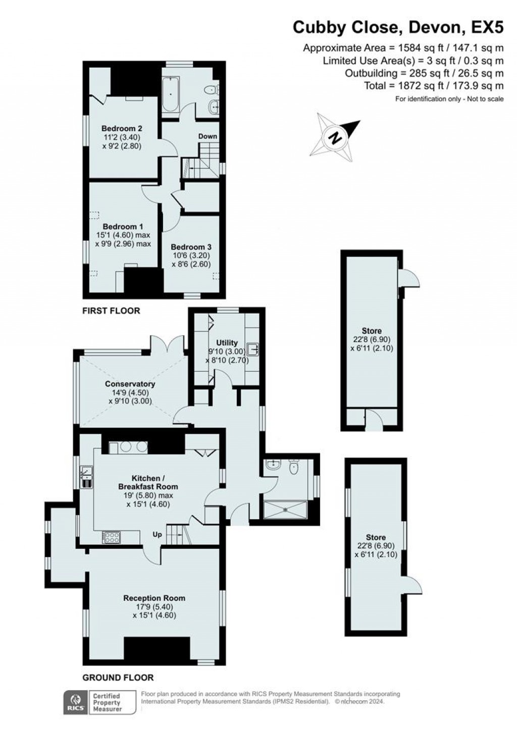 Floorplans For Hele, Exeter