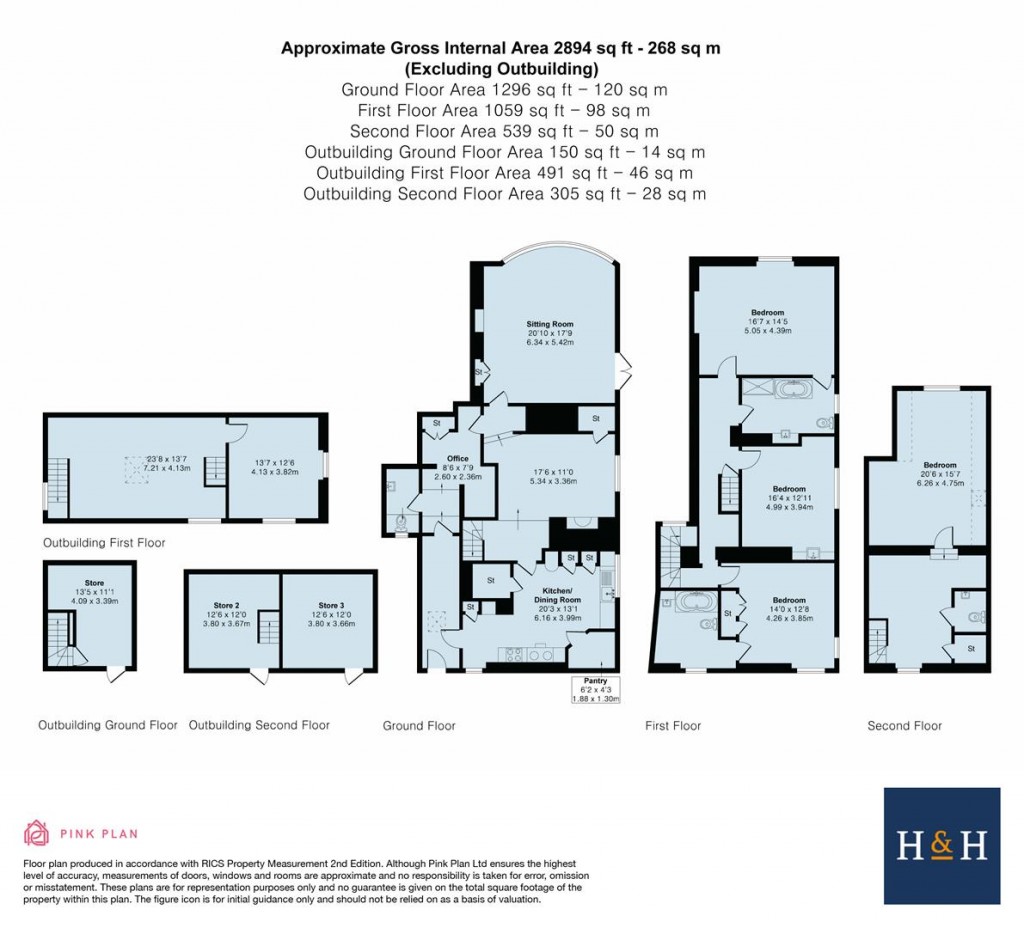 Floorplans For East Street, Long Buckby, NN6