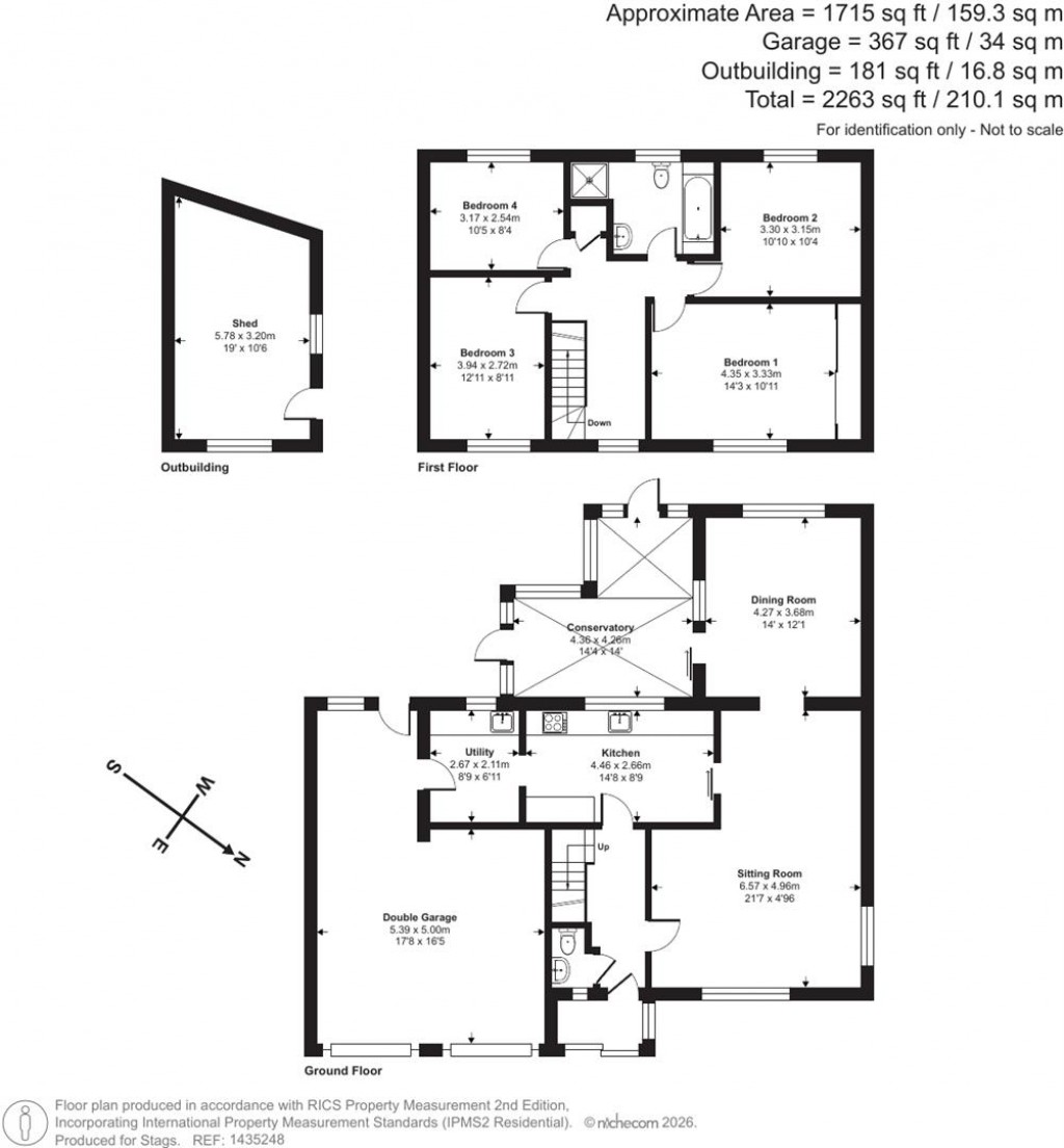 Floorplans For Westbury Gardens, Higher Odcombe, Yeovil