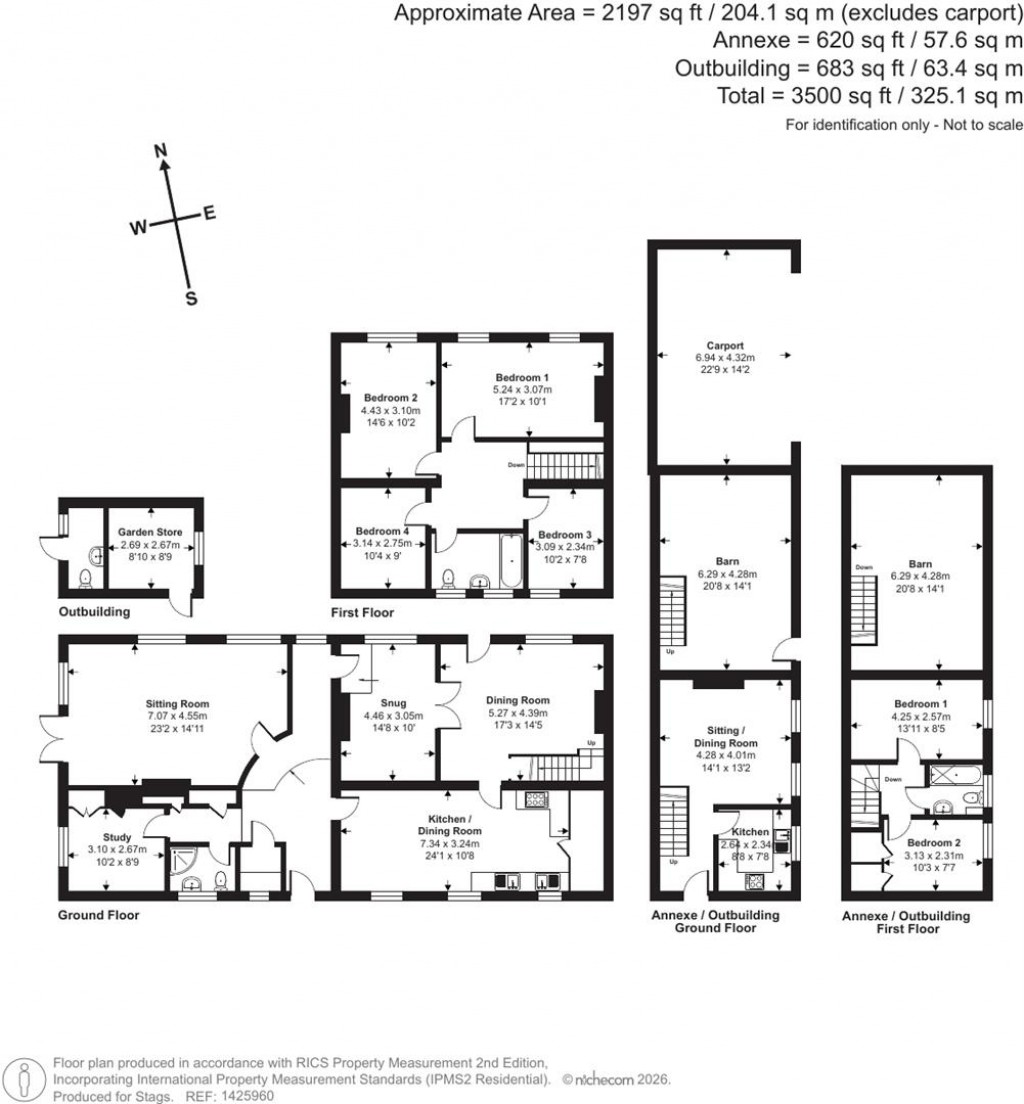 Floorplans For 56 Queen Street, Tintinhull, Yeovil