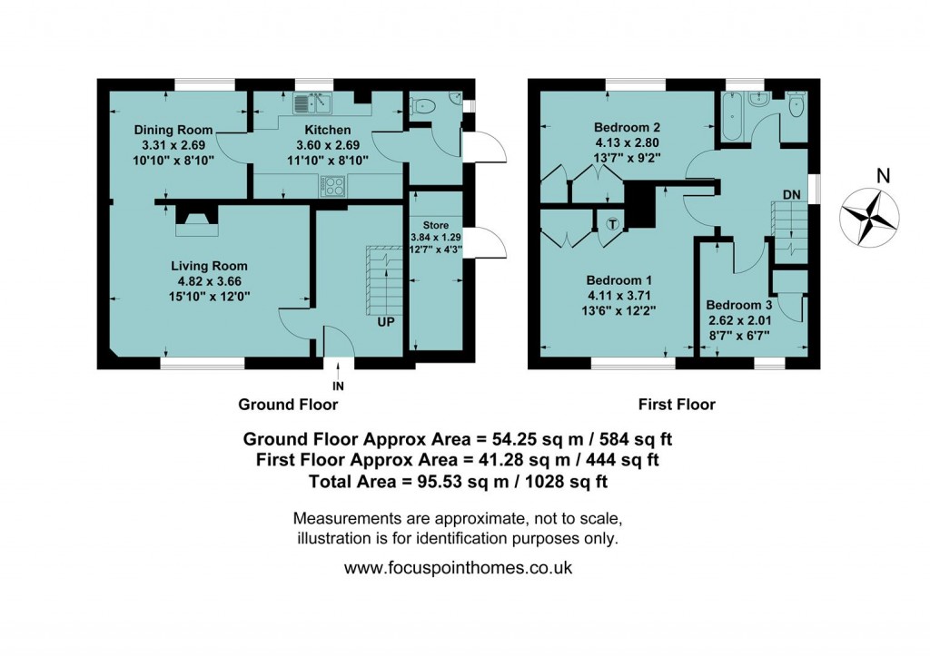 Floorplans For Easington Gardens, Banbury