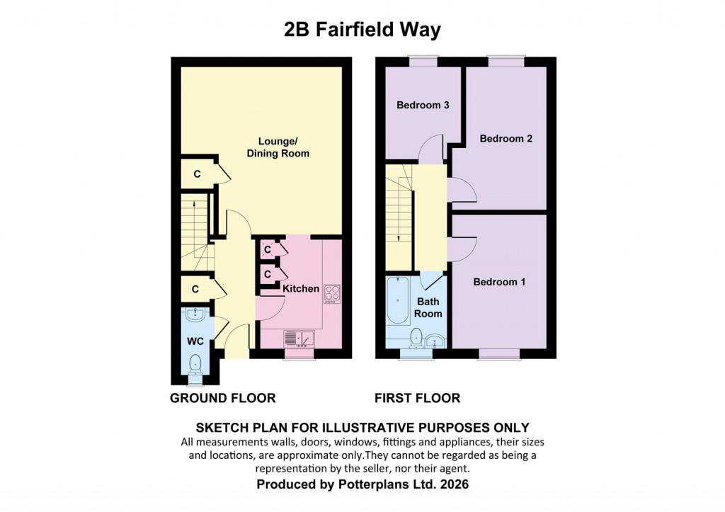 Floorplans For Totland,Isle of Wight