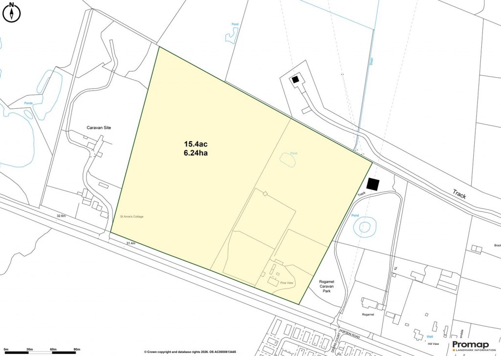 Floorplans For Horton Road, Three Legged Cross, Wimborne