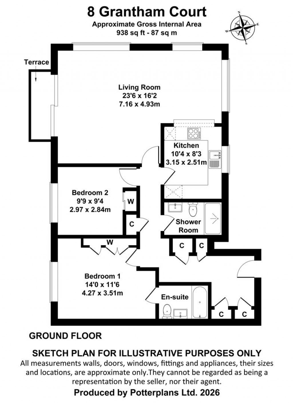 Floorplans For Cowes, Isle of Wight