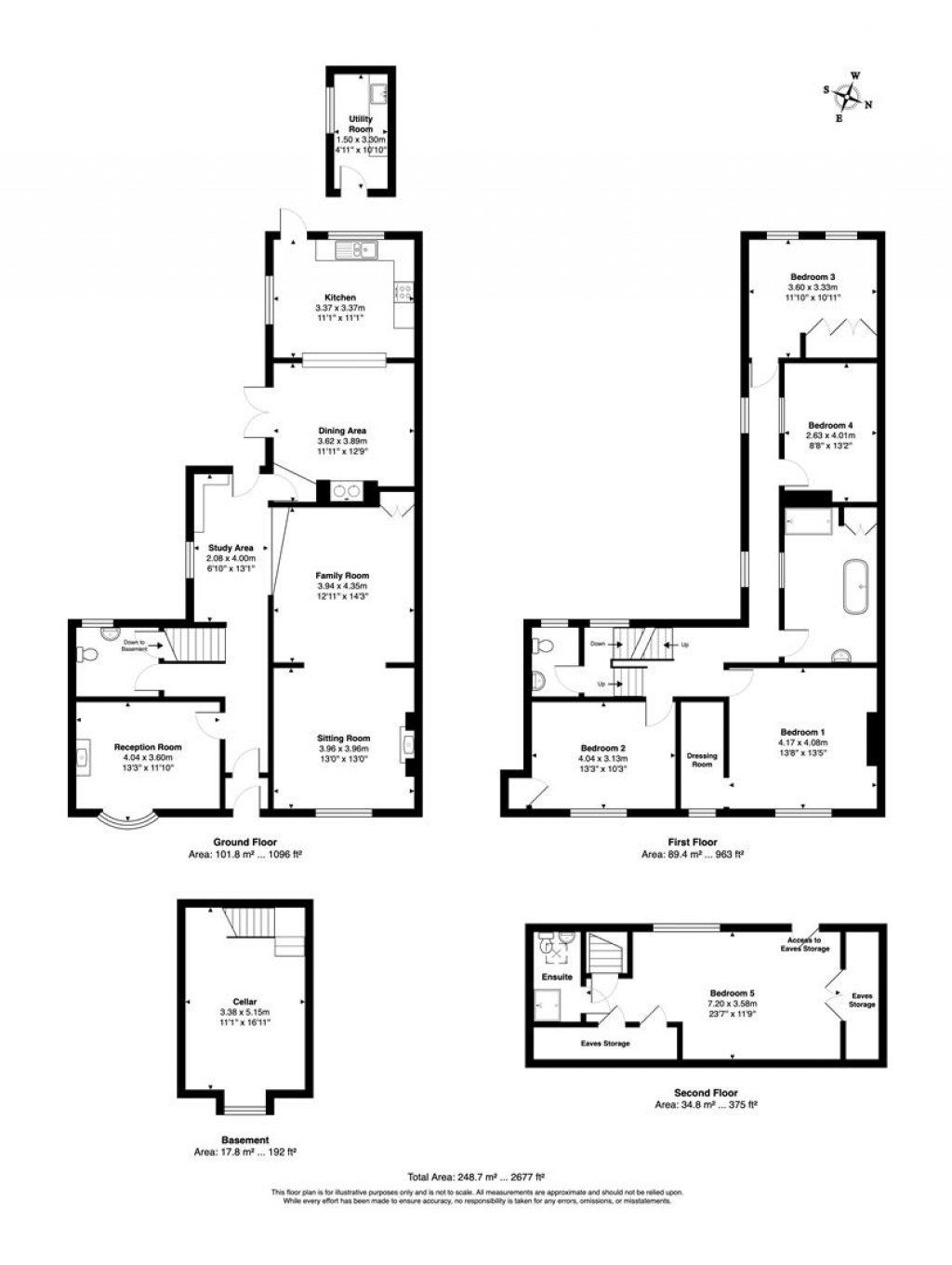 Floorplans For Silver Street, Ottery St. Mary